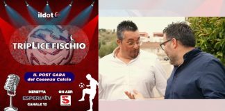 ‘Triplice Fischio’ sbarca su Esperia TV: grande novità per il programma sportivo più seguito a Cosenza 'Triplice Fischio' sbarca su Esperia TV grande novità per il programma sportivo più seguito a Cosenza