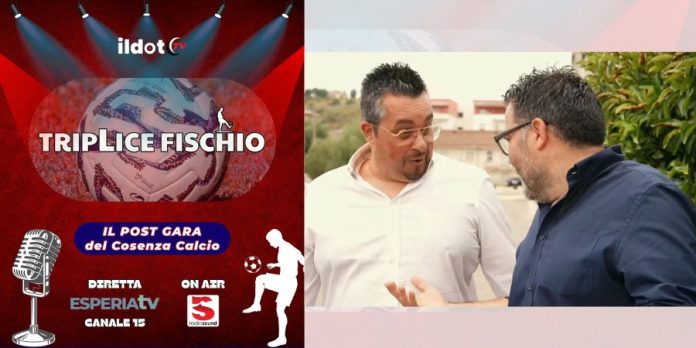 'Triplice Fischio' sbarca su Esperia TV grande novità per il programma sportivo più seguito a Cosenza