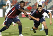 Cosenza-Giugliano 4-1: le pagelle. Primo gol per un Cannavò in crescita Cannavò al primo gol con la maglia del Cosenza (foto Francesco Farina)