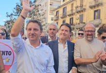 Regionali, Tridico inaugura la campagna elettorale con Conte. “Fermiamo declino della Calabria” Pasquale Tridico e Giuseppe Conte