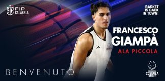 Il giovane Francesco Giampà alla corte della Pirossigeno Cosenza Basket Francesco Giampà