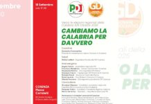 Regionali: Segreteria Nazionale PD a sostegno di Mazzuca con Tridico presidente