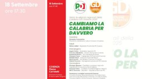 Regionali: Segreteria Nazionale PD a sostegno di Mazzuca con Tridico presidente