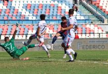 Il Cosenza si risolleva e asfalta la capolista Catania con un poker (4-1) Ricciardi sblocca Cosenza-Catania (foto Michele De Marco)