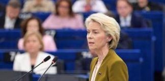 Stato dell’Unione, von der Leyen: “L’Europa combatte per suo futuro”