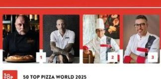 ‘Una pizza napoletana’ a New York e ‘I Masanielli’ a Caserta migliori pizzerie al mondo: ecco la 50 Top Pizza