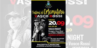 Castrolibero (CS): sabato 20 settembre il Vasco Night ad Ortomatera