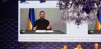 Zelensky a Cernobbio ringrazia l’Italia: “Lavoriamo per fermare Russia”