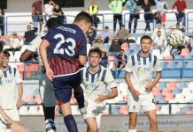 Cosenza-Atalanta U23, le pagelle dei lupi. Achour uno dei pochi a salvarsi Achour, al primo gol con la maglia del Cosenza (foto Francesco Farina)