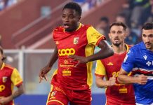 Serie B, il Catanzaro alla ricerca della prima vittoria Alphadjo Cissè, giovane talento giallorosso (foto pagina Facebook US Catanzaro)