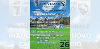 La comunità di Aprigliano pronta ad inaugurare il nuovo campo sportivo
