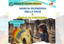 Marcia silenziosa e della pace, il 10 ottobre a Cassano all’Ionio (CS)