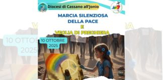 Marcia silenziosa e della pace, il 10 ottobre a Cassano all’Ionio (CS)