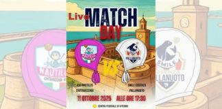Pallanuoto: la Smile Cosenza a Civitavecchia per la seconda giornata di campionato Nautilus Civitavecchia Smile Cosenza