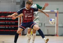 Futsal, Pirossigeno Cosenza: all’orizzonte c’è la corazzata Feldi Eboli Trentin, pivot della Pirossigeno Cosenza nell'ultimo match casalingo (foto Michele De Marco)