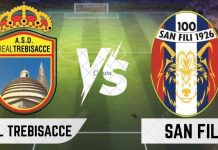 1ª Categoria: San Fili, vittoria da brividi a Trebisacce 1ª Categoria San Fili, vittoria da brividi a Trebisacce