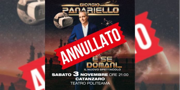 Festival d'Autunno, annullato E se domani... di Giorgio Panariello