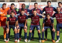 Cosenza ancora imbattuto in trasferta, ma quanti punti persi! Il Cosenza sceso in campo con il Potenza (foto Michele De Marco)
