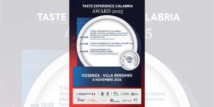 Taste Experience Calabria, a Cosenza il gusto diventa identità