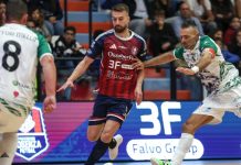 Futsal: 3 punti in più per la Pirossigeno Cosenza, assegnata la vittoria contro Sandro Abate Thiago Bissoni nel match con la Sandro Abate (foto Michele De Marco) (1)