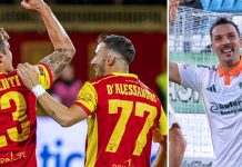 Serie B, al “Ceravolo” in programma una sfida avvincente tra Catanzaro e Virtus Entella (foto da pagine Facebook US Catanzaro e Virtus Entella)