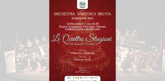 L’Orchestra Sinfonica Brutia in concerto con le “Quattro stagioni” di Vivaldi