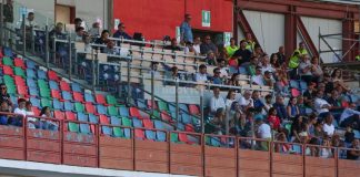 Accredito ritirato ad un giornalista: la solidarietà de Il Dot e la presa di posizione La tribuna stampa del San Vito-Marulla (foto Michele De Marco)