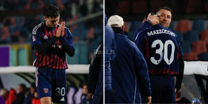 Mazzocchi consolato da Buscè (foto Francesco Farina)