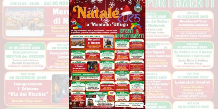 “Natale 2025 a Montalto Uffugo”, presentato il cartello festivo