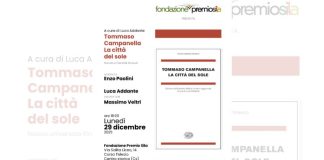 Tommaso Campanella e La città del sole alla Fondazione Premio Sila