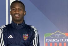 Ora è ufficiale, Racine Ba è un nuovo calciatore del Cosenza Racine Ba