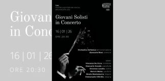 “Giovani Solisti in Concerto”, il prossimo 16 gennaio al TAU