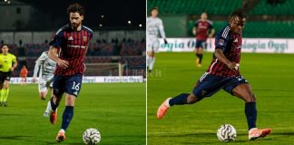 Ricciardi-Juve Stabia, Kouan-Brescia: il Cosenza valuta due cessioni eccellenti Manuel Ricciardi e Christian Kouan (foto Francesco Farina)