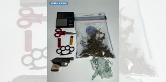 Paola (CS): un arresto per possesso di armi e droga