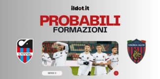 Catania-Cosenza, le probabili formazioni. Uomini contati per Buscè