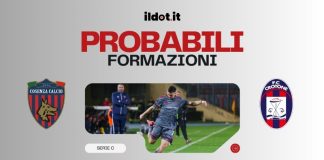 Cosenza-Crotone, le probabili formazioni. Lupi senza Kouan e Florenzi