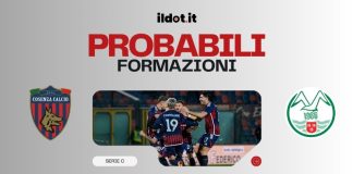 Cosenza-Monopoli, le probabili formazioni. Ciotti ed Emmausso subito in campo?