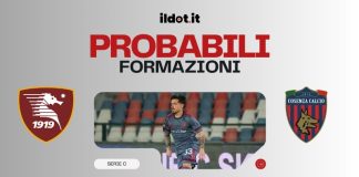 Salernitana-Cosenza, le probabili formazioni. Ba in campo dal 1° minuto?