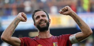 Serie B, il Catanzaro vince ancora: Mantova battuto 2-0 Capitan Iemmello, autore di un gol (foto US Catanzaro)