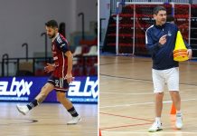 Riprende la Serie A di futsal: per la Pirossigeno Cosenza è tempo di ripartire da capo Nelle foto di Michele De Marco il calcettista rossoblù Vavà e mister Ibañes