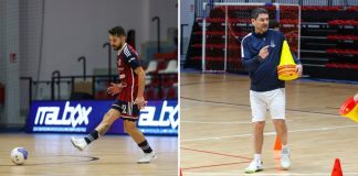 Riprende la Serie A di futsal: per la Pirossigeno Cosenza è tempo di ripartire da capo Nelle foto di Michele De Marco il calcettista rossoblù Vavà e mister Ibañes