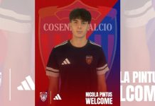 Il difensore Nicola Pintus è un nuovo calciatore del Cosenza Nicola Pintus