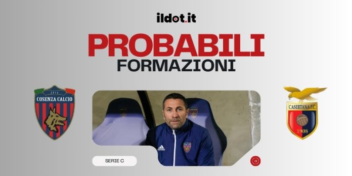 Probabili formazioni Cosenza-Casertana