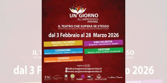 Torna Un Giorno all'improvviso #Festival con un cartellone che attraversa tutta la Calabria Torna Un Giorno all'improvviso #Festival con un cartellone che attraversa tutta la Calabria