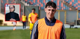 Cosenza condannato dal TFN: oltre seimila euro da versare alla Folgore Caratese per Contiero Edoardo Contiero (foto Francesco Farina)