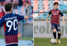 Potenza-Cosenza 1-4, le pagelle dei lupi. Emmausso non si ferma più, Florenzi ritrovato Emmausso e Florenzi (foto Francesco Farina)