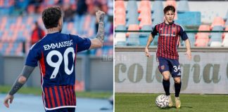 Potenza-Cosenza 1-4, le pagelle dei lupi. Emmausso non si ferma più, Florenzi ritrovato Emmausso e Florenzi (foto Francesco Farina)