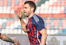 Benevento-Cosenza 1-1, le pagelle dei rossoblù. Beretta ispirato, Dametto solido Giacomo Beretta (foto Francesco Farina)