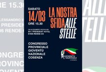 Gioventù Nazionale Cosenza pronta a celebrare il congresso provinciale