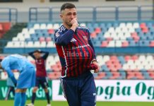 Cosenza-Latina 3-1, le pagelle dei rossoblù. Caporale man of the match, Contiliano e Cannavò top Kevin Cannavò (foto Michele De Marco)